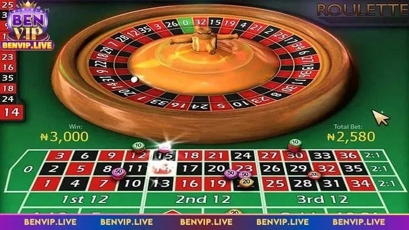 Roulette Benvip trò chơi đặt cược đơn giản